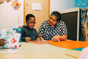 Child with Teacher